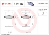 BREMBO P 50 082 PRIME LINE set placute frana,frana disc