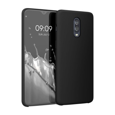 Husa pentru OnePlus 6T, Silicon, Negru, 46316.01 foto