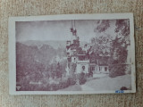 Sinaia - Castelul Peles cu terasa., Necirculata, Fotografie