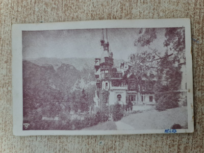 Sinaia - Castelul Peles cu terasa. foto