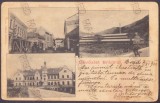 1492 - BRAD, Hunedoara, GOLD Mine, Litho, Romania - old postcard - used - 1900, Circulata, Printata
