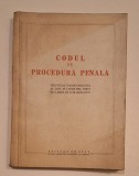Codul de procedură penală R.P.R. &ndash; ediție oficială 1955 &ndash; Editura de Stat &ndash; raritate juridică