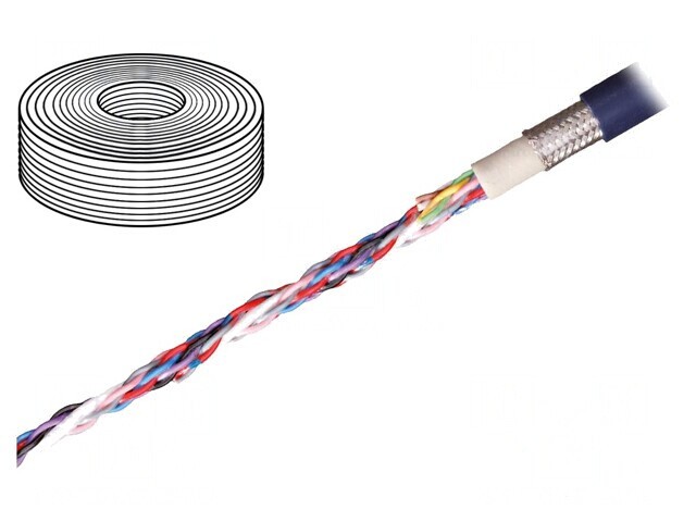 Cablu Chainflex CF11 4x2x0.14mm&sup2; pentru Transmitere Date