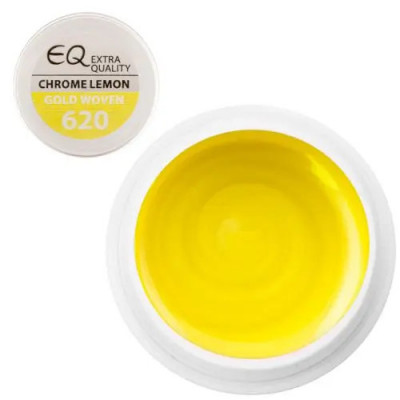 Gel UV Extra Quality - 620 Gold Woven &amp;ndash; Chrome lemon, 5g foto