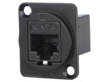 Conector cuplă RJ45 Cat 6, neecranați