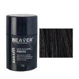 Pudra fibre din par natural negru Beaver 12g