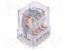 Releu electromagnetic, 48V DC, 20A, 4PDT, serie R15, RELPOL - R15-2014-23-1048