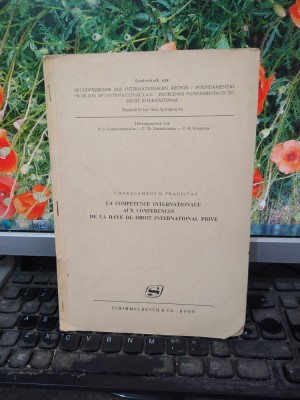 Fragistas, La competence internationale aux Conferences de La Haye de droit 158 foto