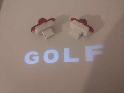 Holograme usi Volkswagen Golf ,set 2 bucati foto
