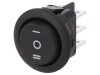 ROCKER DP3T Neagră ON-OFF-ON 10A/250VAC
