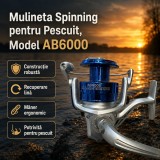 Mulineta Spinning pentru Pescuit, Model AB6000