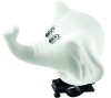 Sonerie Bicicleta Copii Elefant, Plastic/Cauciuc, Alba, Prindere 22.2mm