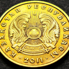 Moneda exotica 10 TENGE - KAZAHSTAN, anul 2011 * cod 5100