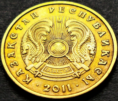 Moneda exotica 10 TENGE - KAZAHSTAN, anul 2011 * cod 5100 foto