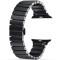 Curea iUni compatibila cu Apple Watch Ultra/SE/8/7/6/5/4/3/2/1, 38mm, Ceramic Belt, Black