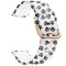 Curea din silicon, compatibila Garmin Foreruner 645 Music, telescoape Quick Release, 20mm, Little Paw