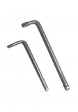Set 2 Chei de forta tip L 400mm, prindere 3/4, si lungime 600mm prindere 1&quot;, Material Cr-V, Oem