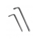 Set 2 Chei de forta tip L 400mm, prindere 3/4, si lungime 600mm prindere 1&quot;, Material Cr-V