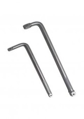 Set 2 Chei de forta tip L 400mm, prindere 3/4, si lungime 600mm prindere 1&quot;, Material Cr-V