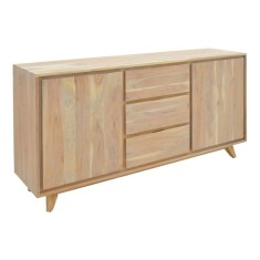 Bufet Emira, Pako World, Lemn de salcam, Natural, 160x40x80 cm