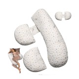 Set pern&Auml; pentru gravide proactive, design ergonomic reglabil h &amp; u, hus&Auml; detasabil&Auml;, spum&Auml; moale, l&Auml;&Egrave;ime ajustabil&Auml;, gri