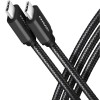Cablu de date / incarcare AXAGON BUCM3-CM15AB USB-C la USB-C 3.2 Gen1 1.5m PD 60W 20V/3A
