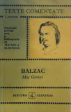 Balzac - Moș Goriot ( TEXTE COMENATTE )