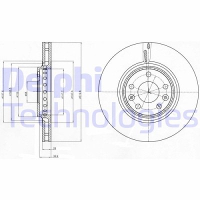 Delphi Disc frana foto