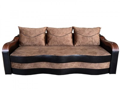 Canapea Extensibila Simona, 225x74x100 Cm, Paris Maro, Wenge foto