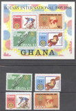 Ghana 1980 Rotary International, set+perf.sheet, MNH G.169