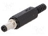 Conector alimentare DC, 12V DC, {{Numarul de pini}} pini, seria {{Seria producatorului}}, 5,5/2,1mm. LUMBERG - 1633 03