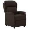 vidaXL Fotoliu Rabatabil Textil Maro Inchis 67.5x93.5x101.5cm Recliner Confortabil Relaxare Living Dormitor