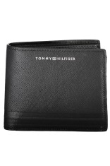 Tommy Hilfiger Portogel barbati CC Flap, din piele naturala, Negru, Universala