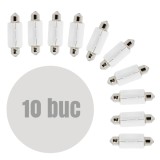 Cumpara ieftin Bec auto C5W - 15x41mm 12V 5W - set de 10 - CARGUARD Best CarHome