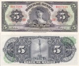 MEXIC 5 pesos 1963 UNC!!!