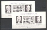 Monaco.1987 50 ani Oficiul de emitere a timbrelor-Bl. SM.672