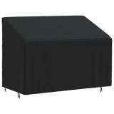 Cumpara ieftin Husă banchetă cu 2 locuri, negru, 134x70x65/94 cm, Oxford 420D