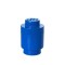 Cutie depozitare rotunda LEGO 1 albastru inchis