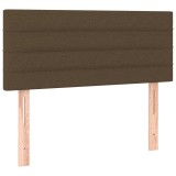 Cumpara ieftin Tablie de pat, maro inchis, 90x5x78/88 cm, textil