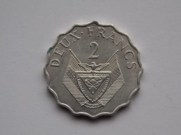 2 FRANCS 1970 -FAO- RWANDA-AUNC