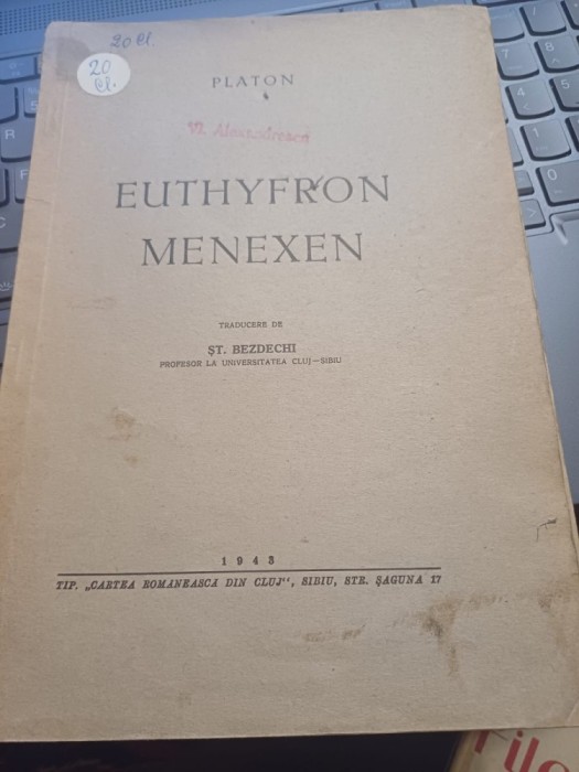 Platon - Euthyfron. Menexen