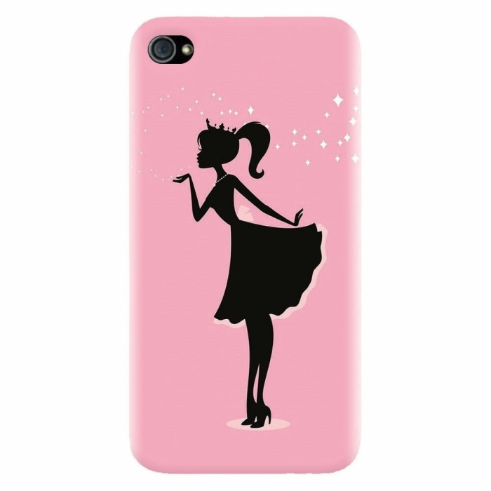 Husa silicon pentru Apple Iphone 4 / 4S, Princess 2