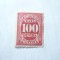 Timbru Brazilia 1890 , Cifra Taxa , val. 100 r carmin
