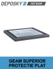 Geam Acoperis Terasa DEPOSKY FGT B200, 4mm, Aluminiu RAL 7043, Compatibil FLAT FIX/ELECTRO, Garantie Grindina