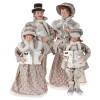 Familie Colindatori Champagne set 4 figurine 95 cm, Iliadis Alexandros