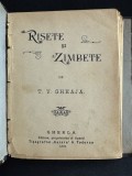 Risete si zimbete - T. V. Gheaja 1897 culegere umoristica 254 de anecdote pacaleli povestiri comice