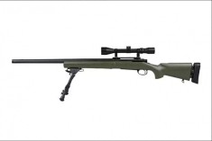 *SW-04 Sniper Rifle Replica with Scope and Bipod - Olive Drab [Snowwolf]