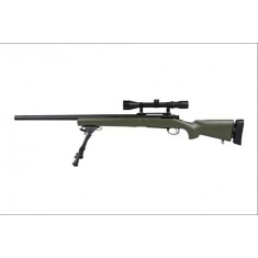 *SW-04 Sniper Rifle Replica with Scope and Bipod - Olive Drab [Snowwolf]