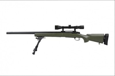 *SW-04 Sniper Rifle Replica with Scope and Bipod - Olive Drab [Snowwolf] foto