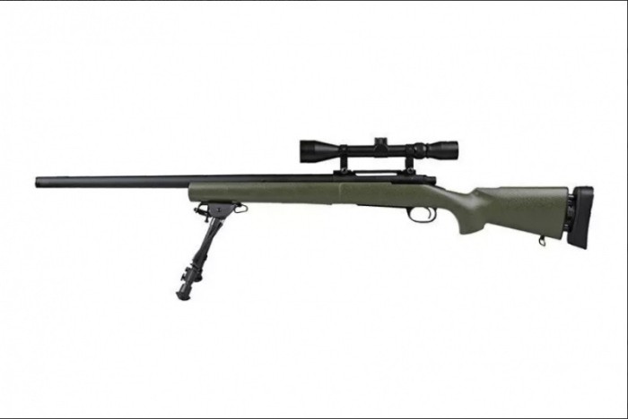 *SW-04 Sniper Rifle Replica with Scope and Bipod - Olive Drab [Snowwolf]